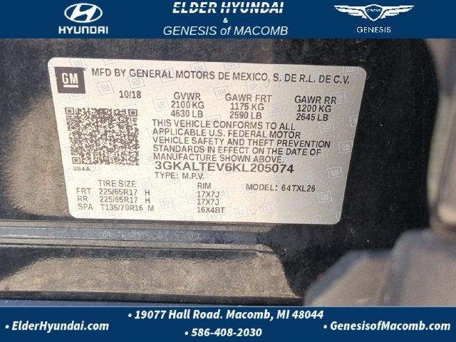 2019 GMC Terrain SLE