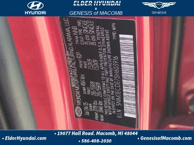 2025 Hyundai Tucson Limited