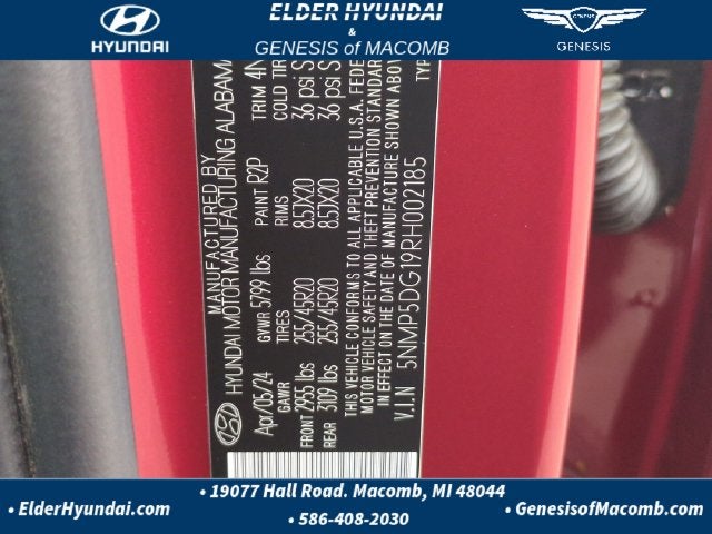 2024 Hyundai Santa Fe Hybrid Calligraphy