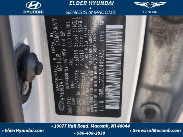 2012 Hyundai Tucson Limited